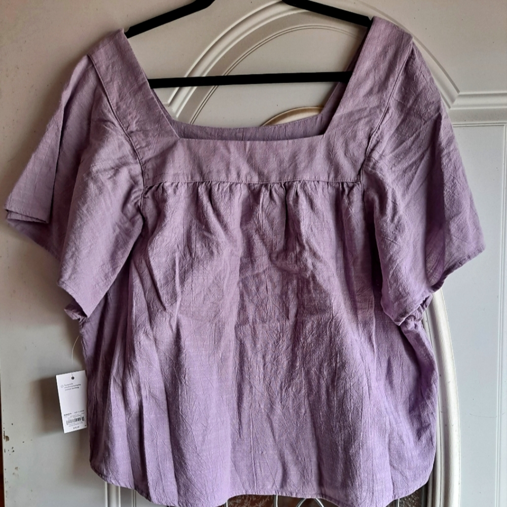 Sonoma XL light purple top NWT